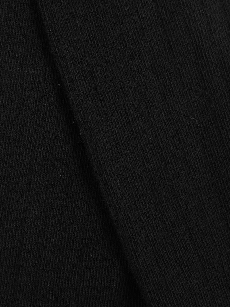 Reiss Black Felicia Cotton Blend Ribbed Loafer Socks - Image 3 of 3