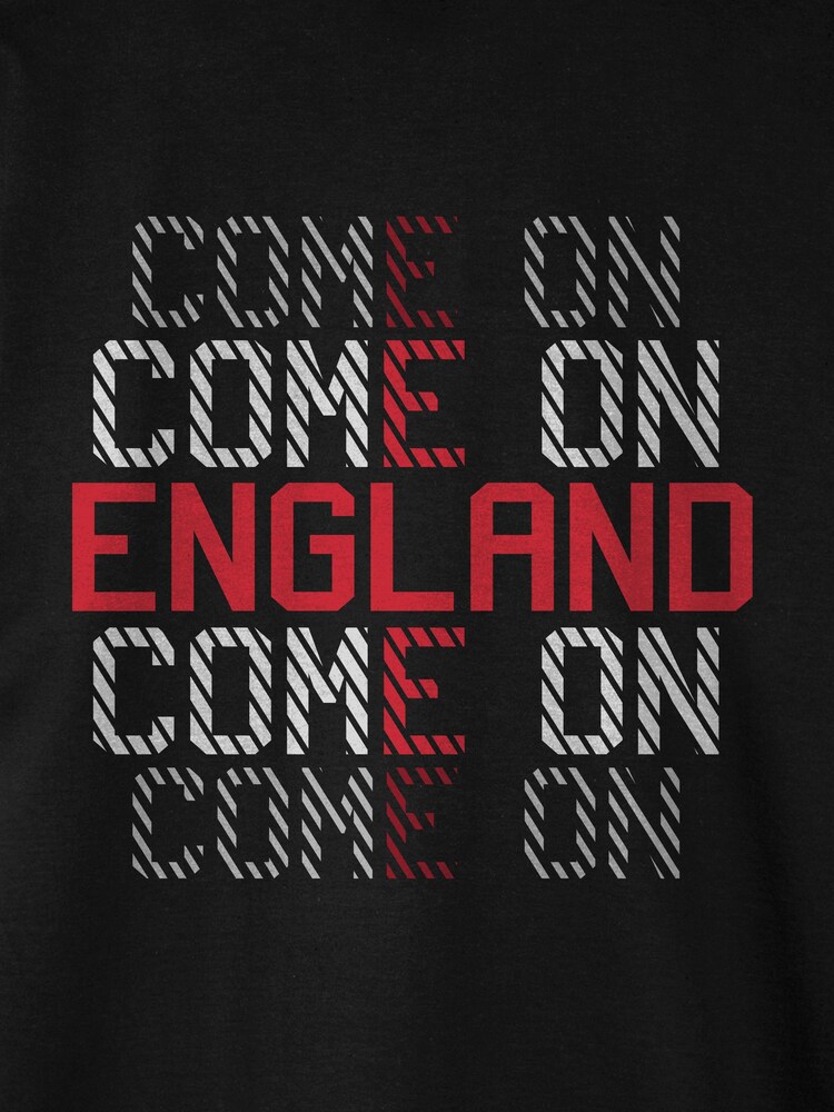 Dollymix Mens 100% Cotton Personalised England Black T-Shirt - Image 5 of 5