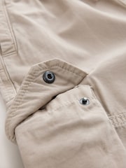 Neutral 100% Cotton Superwide Cargo Trousers (3-16yrs) - Image 8 of 8
