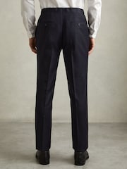 Фланелелевые брюки из ткани с добавлением шерсти Reiss Combo - Изображение 5 из 6