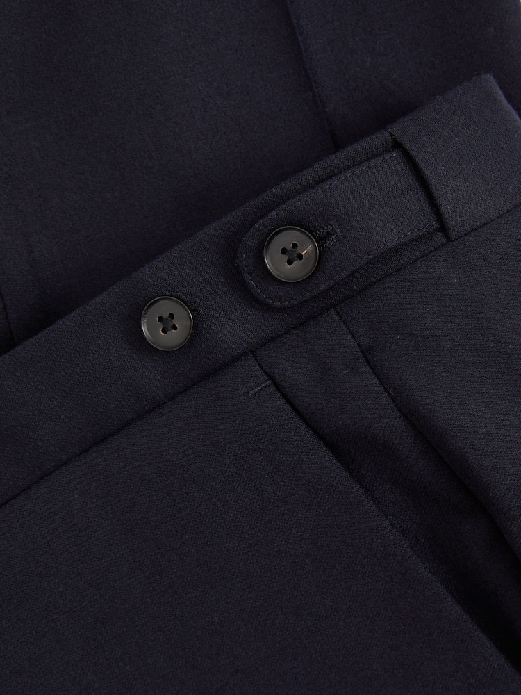 Фланелелевые брюки из ткани с добавлением шерсти Reiss Combo - Изображение 6 из 6