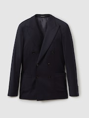 Двубортный пиджак из смешанной шерсти Reiss Combo Db - Изображение 2 из 7