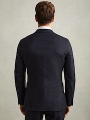 Двубортный пиджак из смешанной шерсти Reiss Combo Db - Изображение 5 из 7