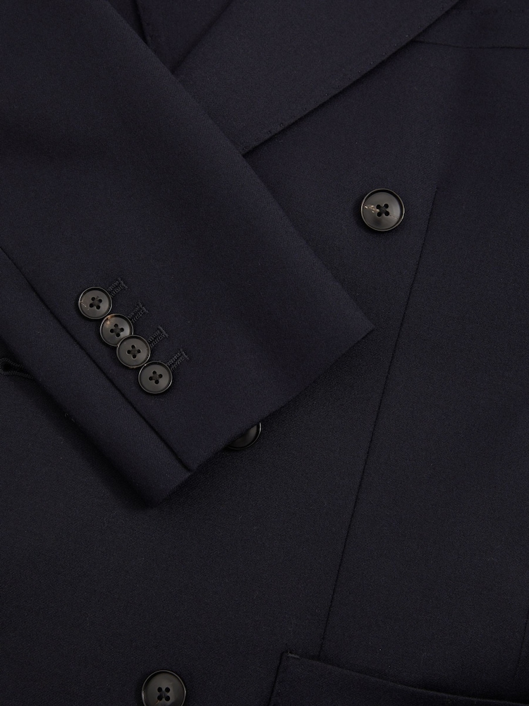 Двубортный пиджак из смешанной шерсти Reiss Combo Db - Изображение 7 из 7