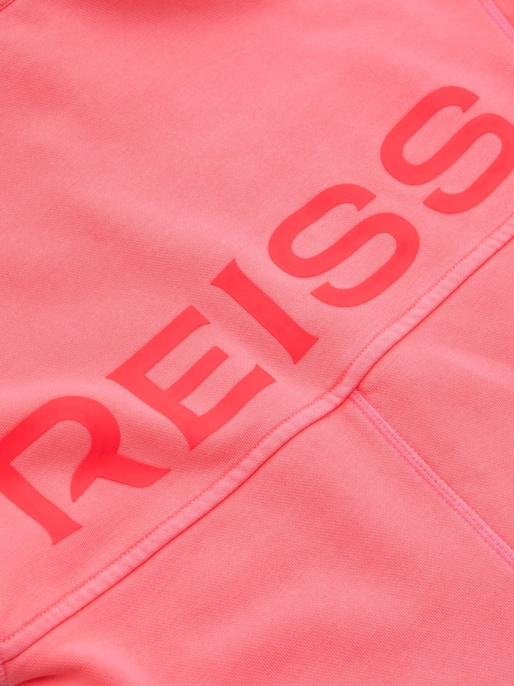 Reiss Bright Pink Natasha 4-9 yrs Open-Collar Jumper Dress - Image 5 of 5