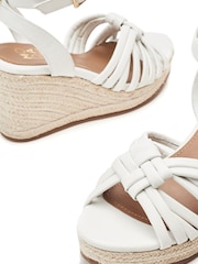 Moda In Pelle Rhina Tubular Strap Jute Wedges - Image 4 of 4