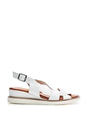 Moda In Pelle Fradel Twist Vamp Wedge Sandals - Image 1 of 4