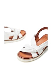 Moda In Pelle Fradel Twist Vamp Wedge Sandals - Image 4 of 4