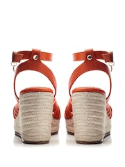 Moda In Pelle Rhina Tubular Strap Jute Wedges - Image 3 of 4