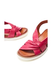Moda In Pelle Fradel Twist Vamp Wedge Sandals - Image 4 of 4