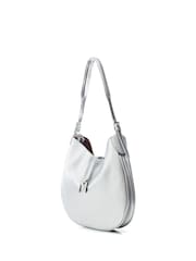 Moda in Pelle Kaffe Silver Shoulder Slouch Bag - Image 1 of 1