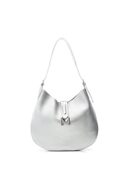 Moda in Pelle Kaffe Silver Shoulder Slouch Bag - Image 2 of 4