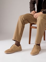 Stone Suede Desert Shoes - Image 1 of 7