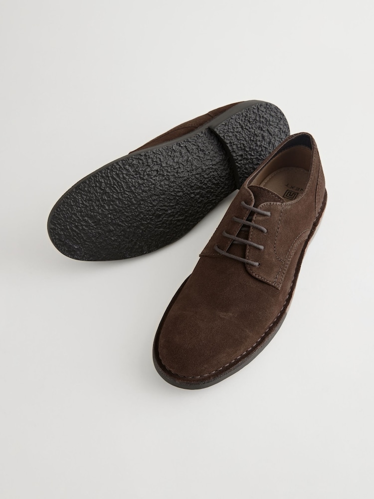Brown Suede Desert Shoes - Image 3 of 6