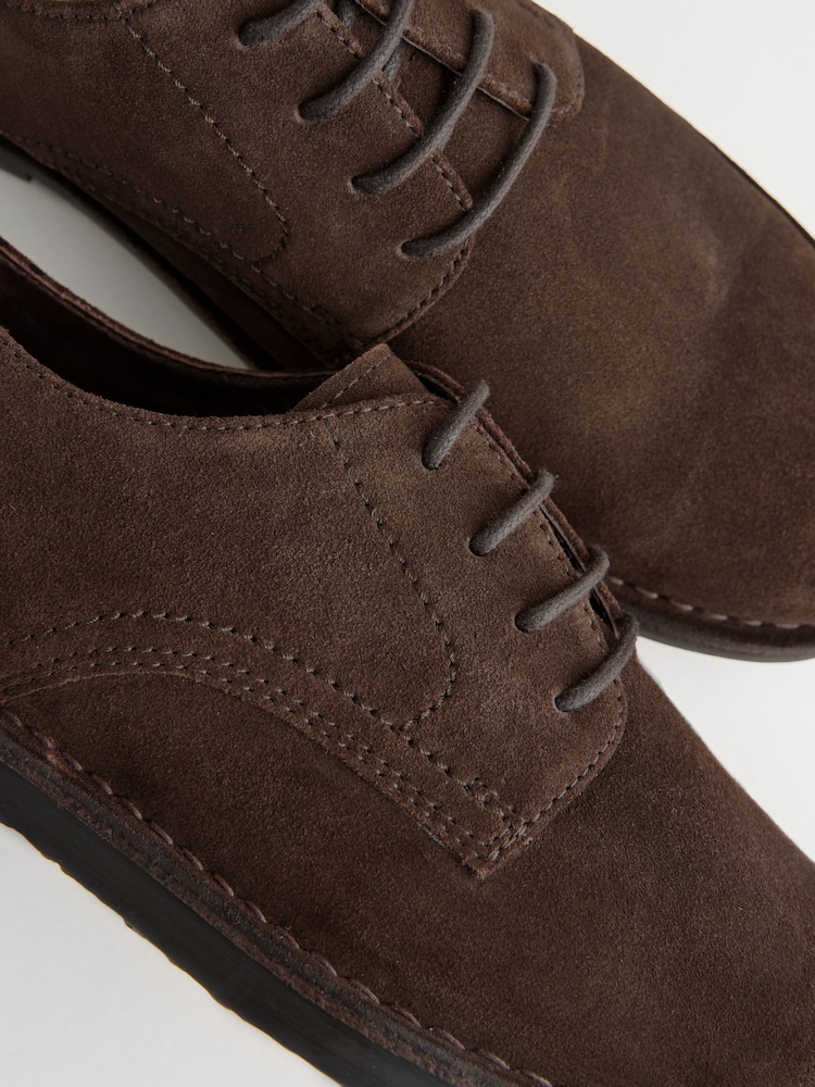 Brown Suede Desert Shoes - Image 5 of 6