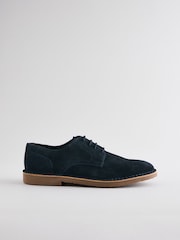 Navy Blue Suede Desert Shoes - Image 2 of 5