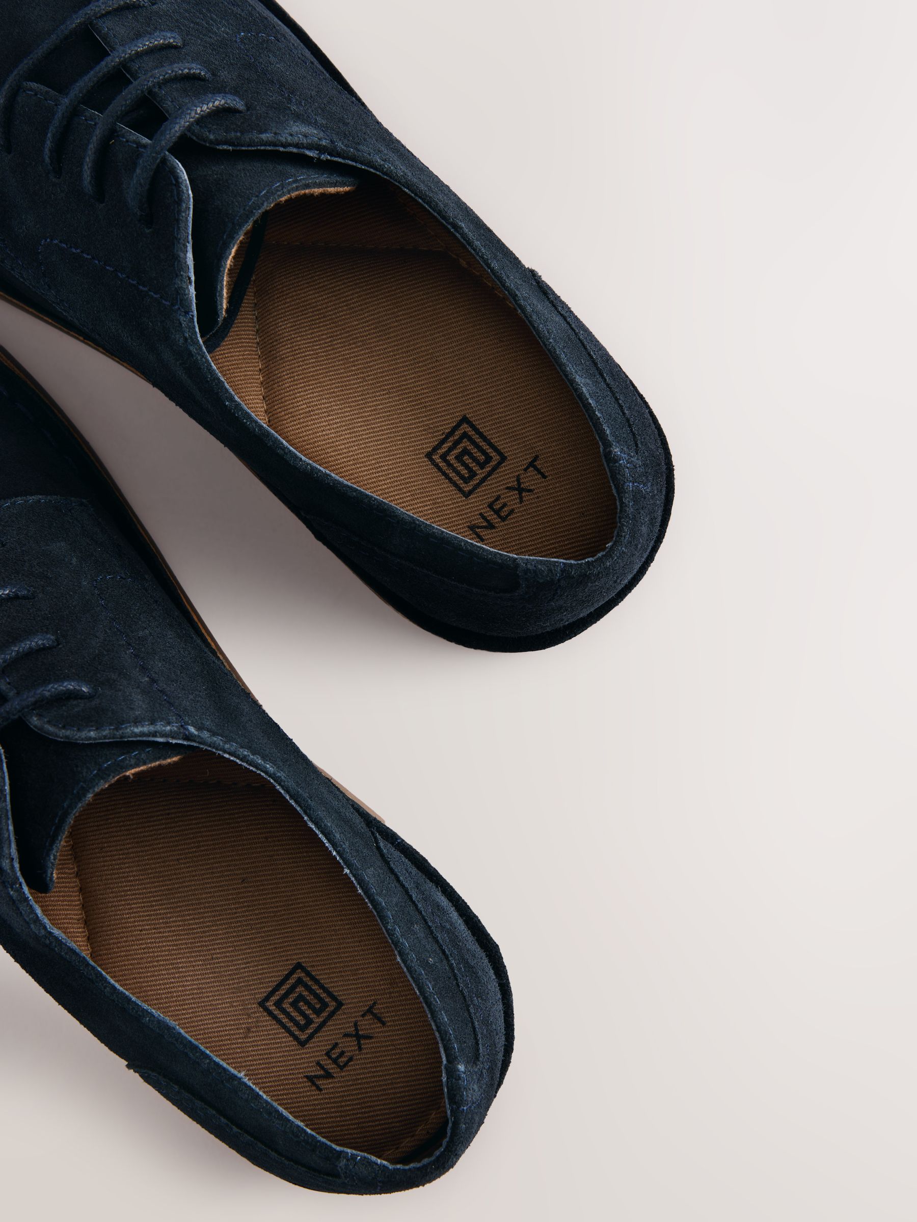 Buy Navy Blue Suede Desert Shoes from Next Romania
