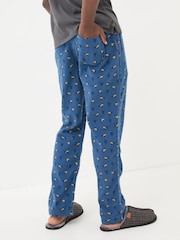 FatFace Navy Guinness Print Pyjama Bottoms - Image 2 of 7