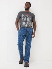 FatFace Navy Guinness Print Pyjama Bottoms - Image 3 of 7