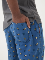 FatFace Navy Guinness Print Pyjama Bottoms - Image 5 of 7