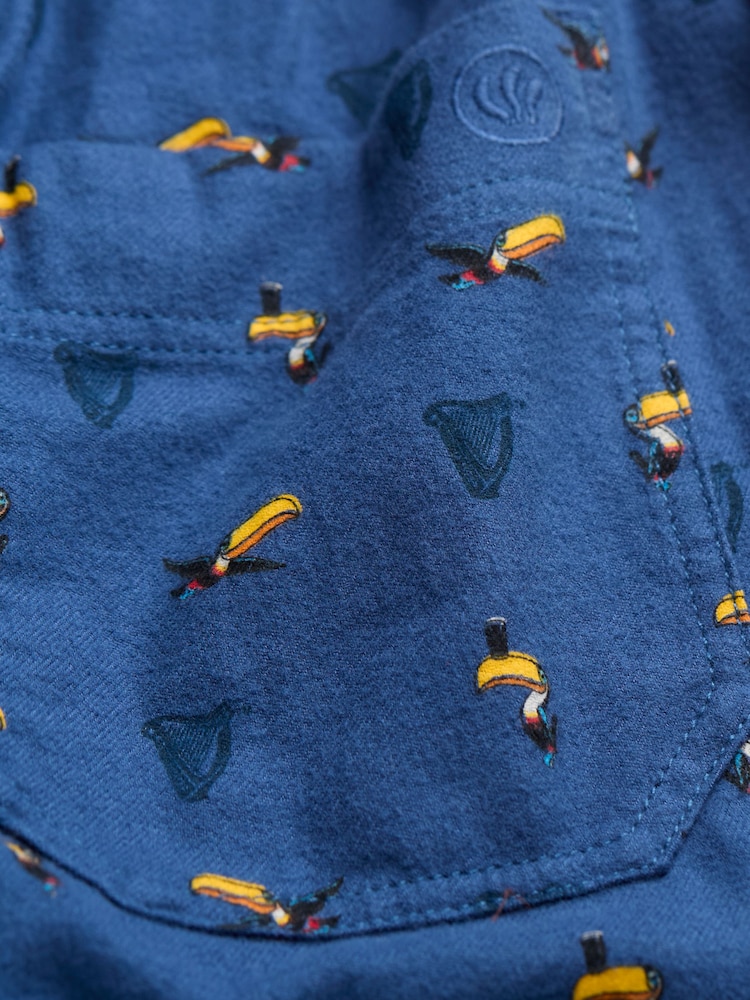 FatFace Navy Guinness Print Pyjama Bottoms - Image 7 of 7