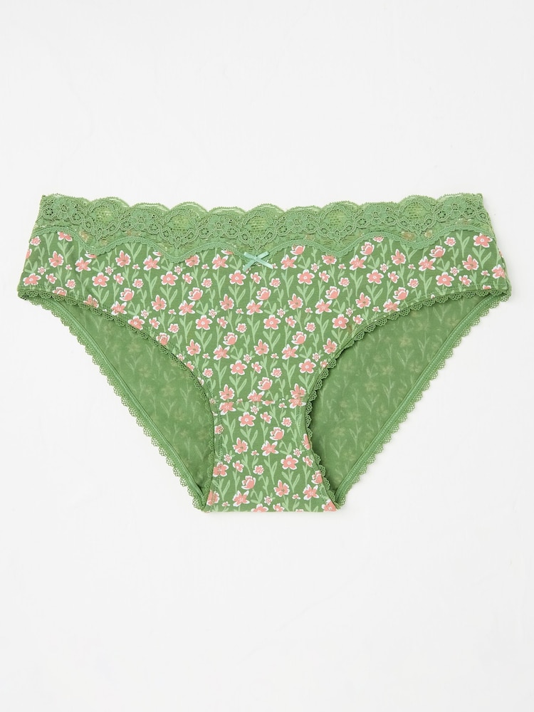 Green Linear Floral - ملابس داخلية قصيرة من FatFace - صورة 1 من 2 Green Linear Floral - ملابس داخلية قصيرة من FatFace - صورة 1 من 2