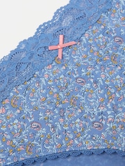 FatFace Blue Vine Floral Mini Knickers - Image 2 of 2