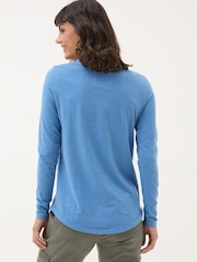 FatFace Bree Blue Cobalt T-Shirt - Image 2 of 3