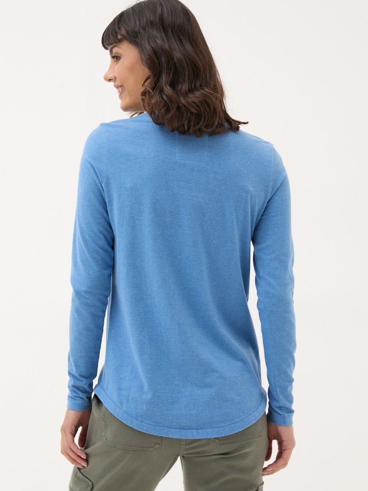 FatFace Bree Blue Cobalt T-Shirt - Image 2 of 3