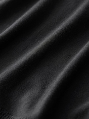 French Connection Black Modal Knot Top - Image 7 of 7