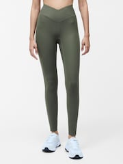 French Connection Green Sports Leggings - Image 1 of 6
