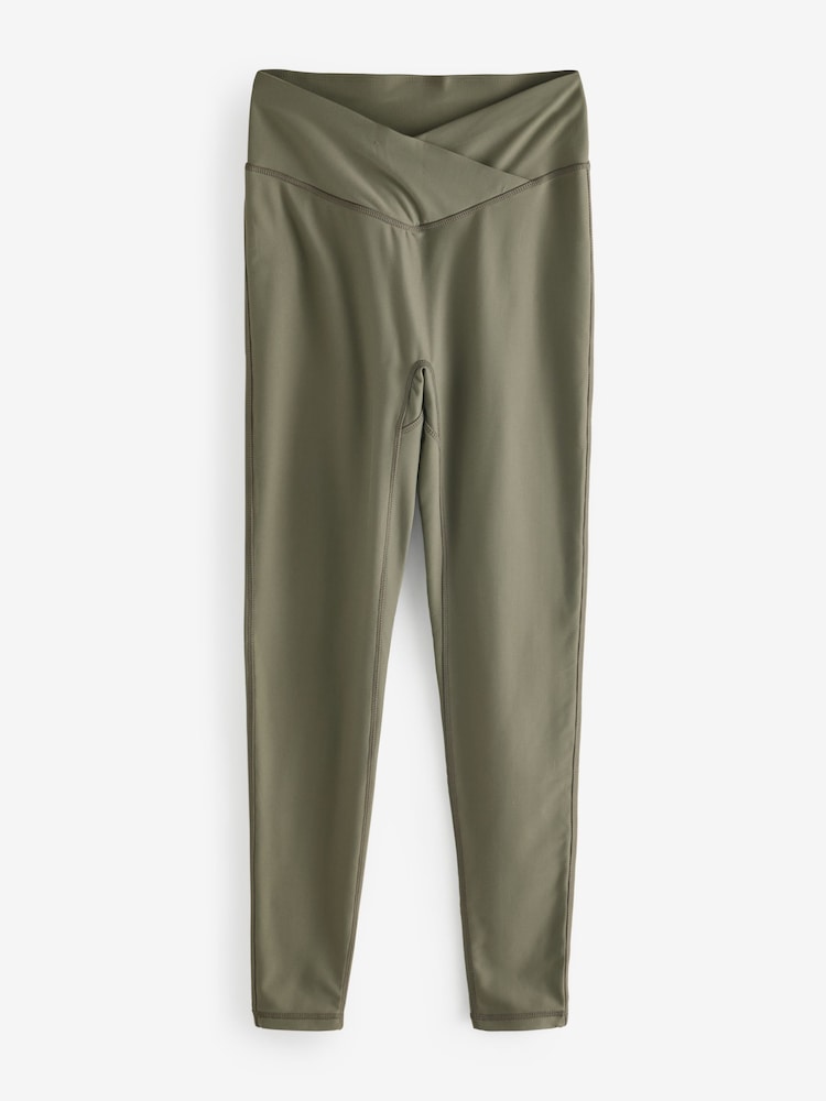 French Connection Green Sports Leggings - Image 6 of 6