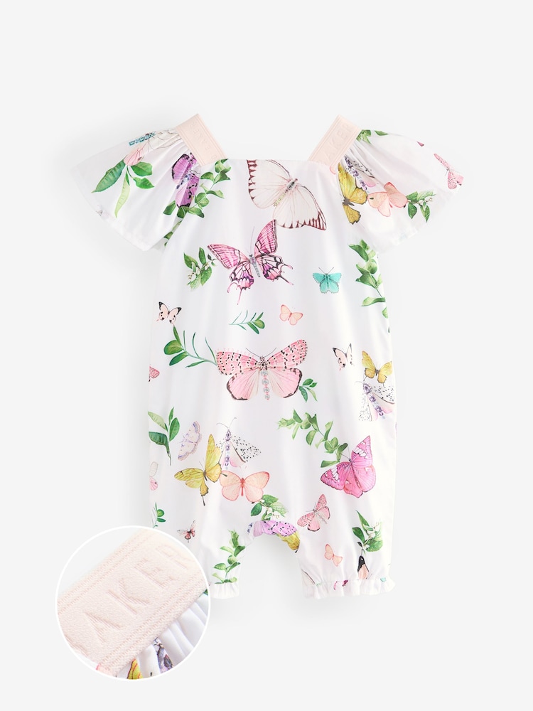 Baker by Ted Baker Frill Sleeve Romper - Image 1 of 5