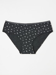 FatFace Grey Ditsy Mini Knickers - Image 1 of 2