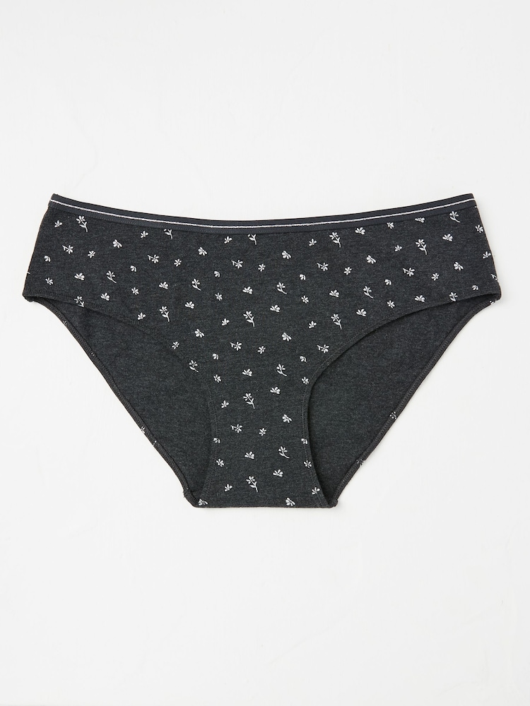 FatFace Grey Ditsy Mini Knickers - Image 1 of 2
