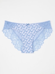 FatFace Light Blue Floral Cheeky Knickers - Image 1 of 2