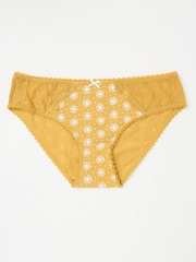 FatFace Yellow Sun Mini Knickers - Image 1 of 2