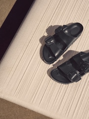 Birkenstock Black Arizona Big Buckle EVA Sandals - Image 4 of 5