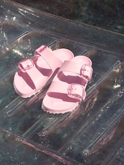 Birkenstock Fondant Pink Arizona Big Buckle EVA Sandals - Image 4 of 4