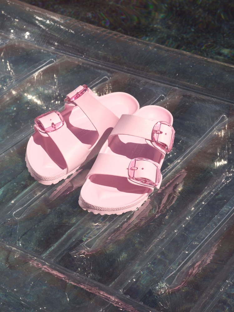 Birkenstock Fondant Pink Arizona Big Buckle EVA Sandals - Image 4 of 4