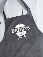 Loveabode Grey Personalised BBQ Apron - Image 4 of 4