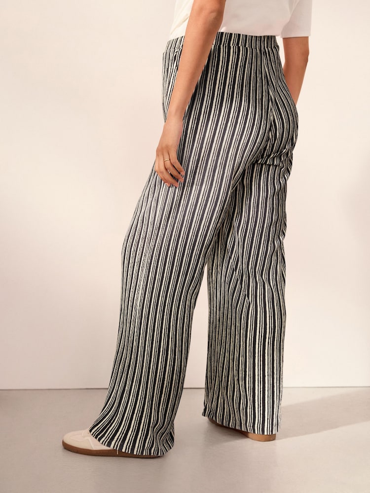 Schwarz/Weiß - Hose mit weitem Bein (Umstandsmode) - Image 3 of 8
