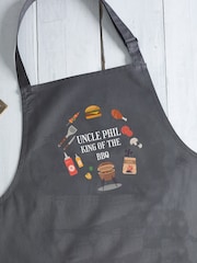Loveabode Grey Personalised Coloured BBQ Apron - Image 3 of 4