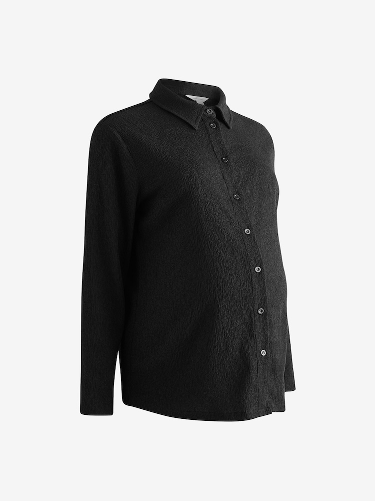 Noir - Chemise de maternité imprimée - Image 7 of 9
