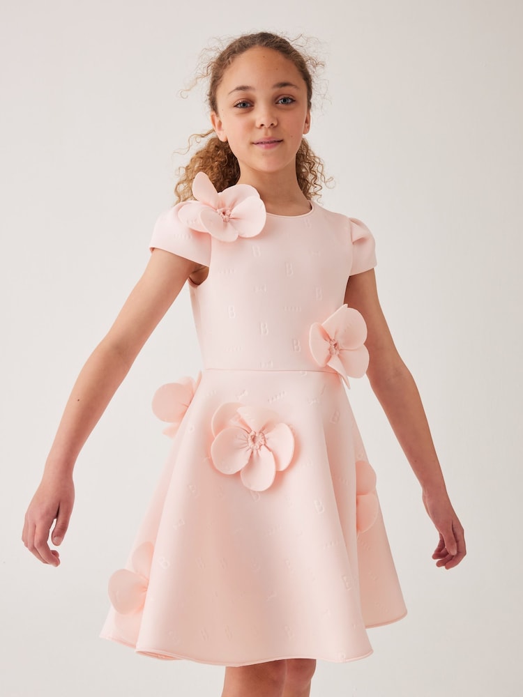 rožnata - Baker by Ted Baker Corsage Scuba obleka - Slika 1 iz 9