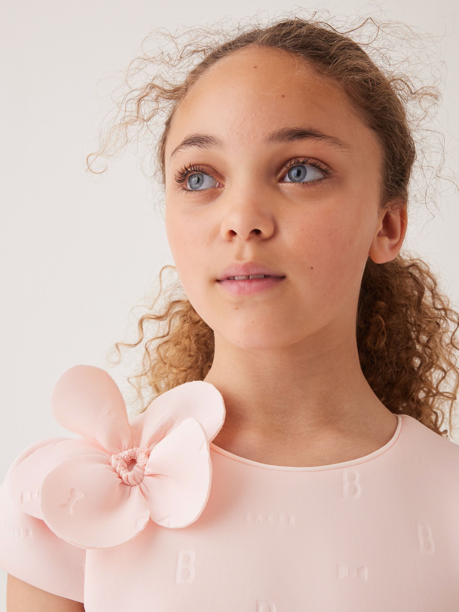 TED BAKER レース装飾フレアドレス Next：日本 ピンク - Baker by Ted Baker コサージュ スキューバドレス