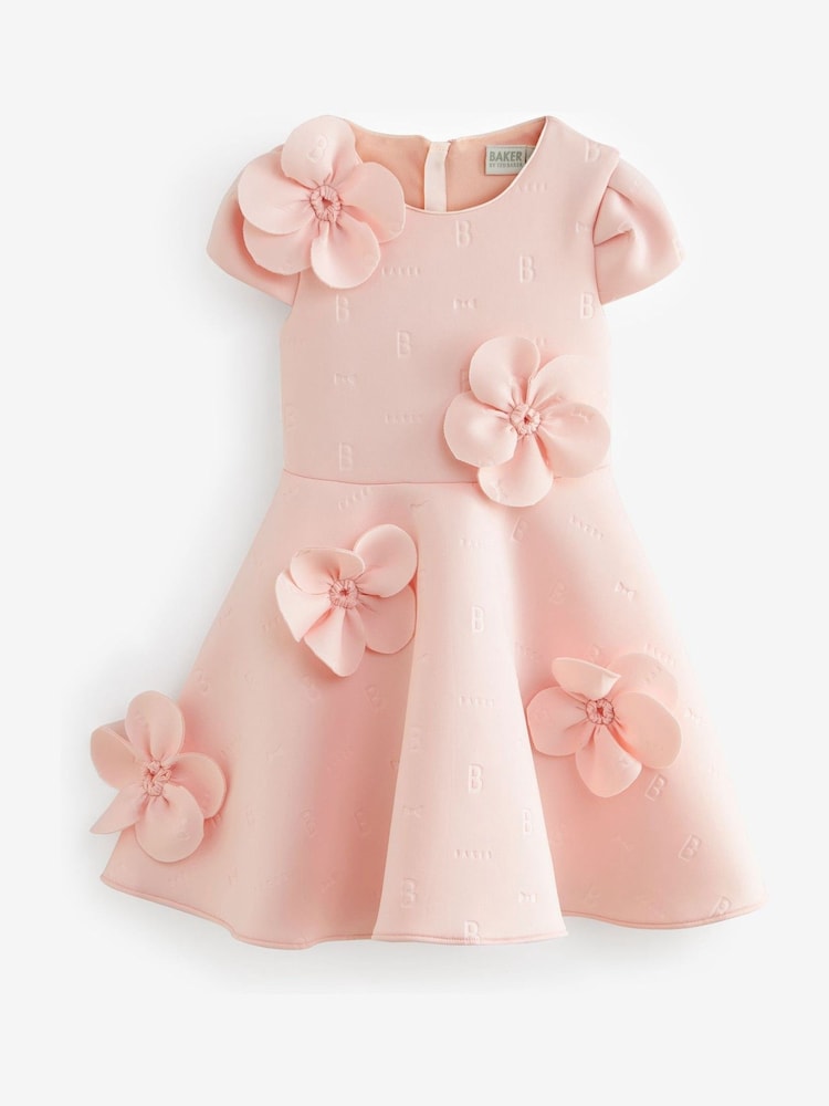 Baker by Ted Baker Corsage Scuba Dress - Image 5 of 9