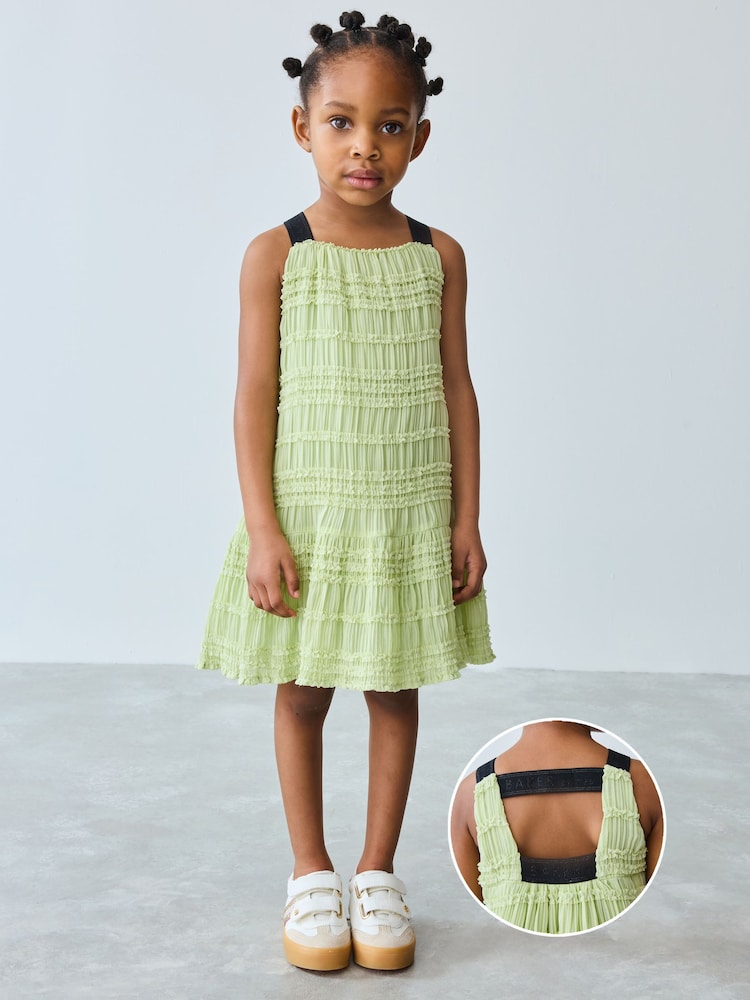 Verde limão - Vestido texturizado Baker by Ted Baker - Imagem 1 de 11