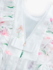 Baker by Ted Baker Floral Burnout Frill Tier Dress - Image 12 of 12