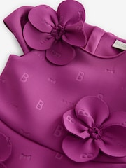 Vijolična - Baker by Ted Baker Corsage Scuba obleka - Slika 10 iz 11